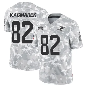Men's Nike Miami Dolphins Will Kacmarek Arctic Camo 2024 Salute to Service Jersey - Limited