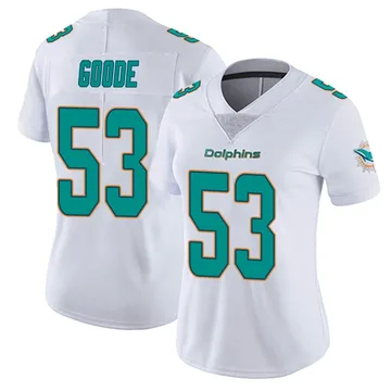 Women's Nike Miami Dolphins Cameron Goode White limited Vapor Untouchable Jersey -