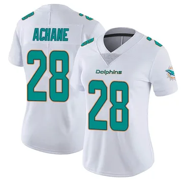 Women's Nike Miami Dolphins De'Von Achane White limited Vapor Untouchable Jersey -