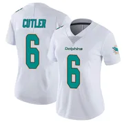 Women's Nike Miami Dolphins Jay Cutler White limited Vapor Untouchable Jersey -