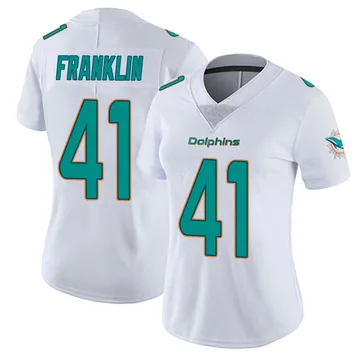 Women's Nike Miami Dolphins Jeremiah Franklin White limited Vapor Untouchable Jersey