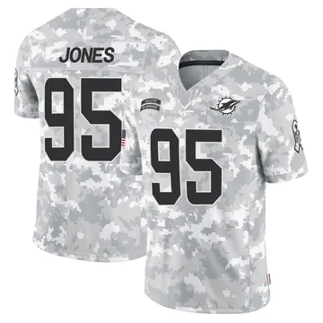 Youth Miami Dolphins Benito Jones Arctic Camo 2024 Salute to Service Jersey - Limited