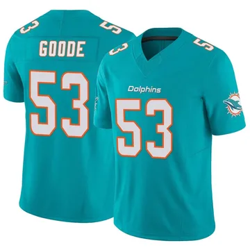 Youth Nike Miami Dolphins Cameron Goode Aqua Vapor F.U.S.E. Jersey - Limited