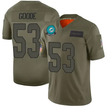 Youth Nike Miami Dolphins Cameron Goode Camo 2019 Salute to Service Jersey - Limited