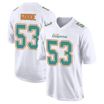 Youth Nike Miami Dolphins Cameron Goode White Fashion Jersey - Game