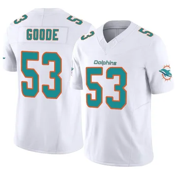 Youth Nike Miami Dolphins Cameron Goode White Vapor F.U.S.E. Jersey - Limited