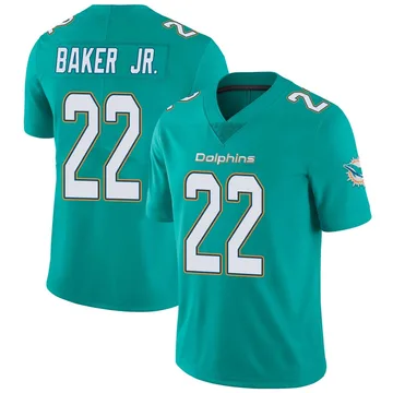 Youth Nike Miami Dolphins Darrell Baker Jr. Aqua Team Color Vapor Untouchable Jersey - Limited