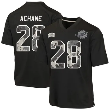 Youth Nike Miami Dolphins De'Von Achane Black 2026 Salute to Service Jersey - Game