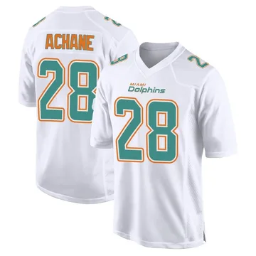 Youth Nike Miami Dolphins De'Von Achane White Fashion Jersey - Game