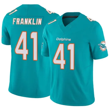Youth Nike Miami Dolphins Jeremiah Franklin Aqua Vapor F.U.S.E. Jersey - Limited