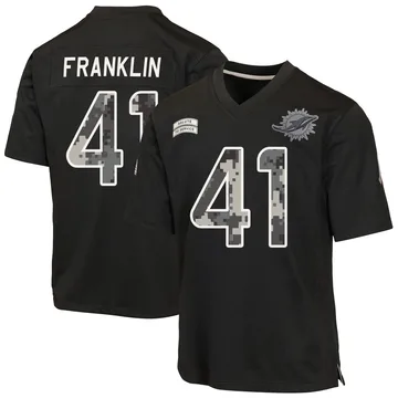 Youth Nike Miami Dolphins Jeremiah Franklin Black 2026 Salute to Service Jersey - Game