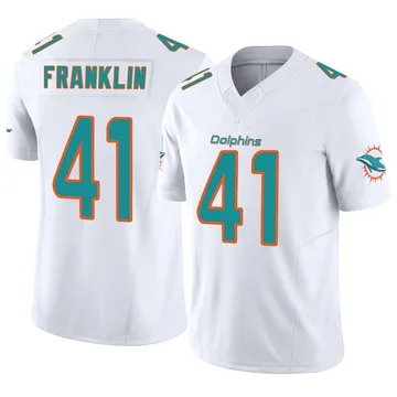 Youth Nike Miami Dolphins Jeremiah Franklin White Vapor F.U.S.E. Jersey - Limited