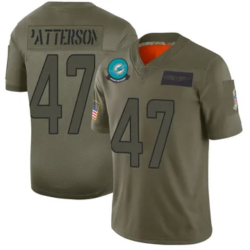 Youth Nike Miami Dolphins Riley Patterson Camo 2019 Salute to Service Jersey - Limited