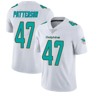Youth Nike Miami Dolphins Riley Patterson White limited Vapor Untouchable Jersey