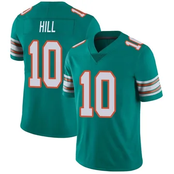 Youth Nike Miami Dolphins Tyreek Hill Aqua Alternate Vapor Untouchable Jersey - Limited