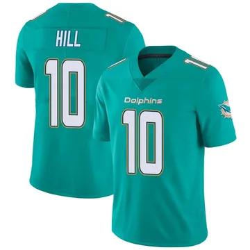 Youth Nike Miami Dolphins Tyreek Hill Aqua Team Color Vapor Untouchable Jersey - Limited